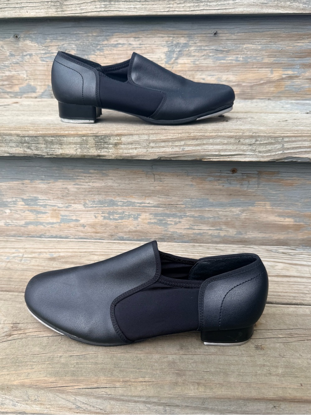 Theatricals Adult Slip-On Tap Shoes Sz 8